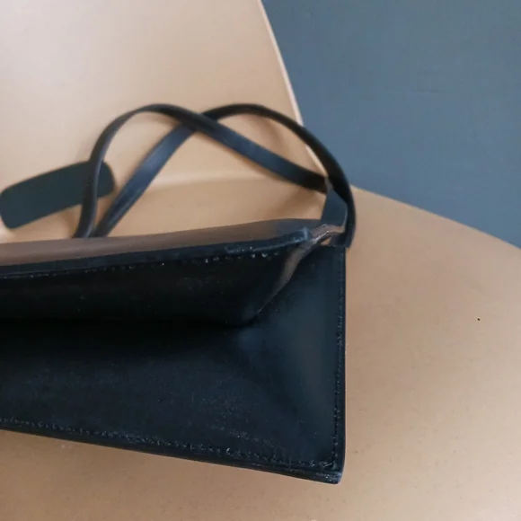 MM6 Maison Margiela Japanes Accordion Baguette  Shoulder Bag, Black - Picture 8 of 12